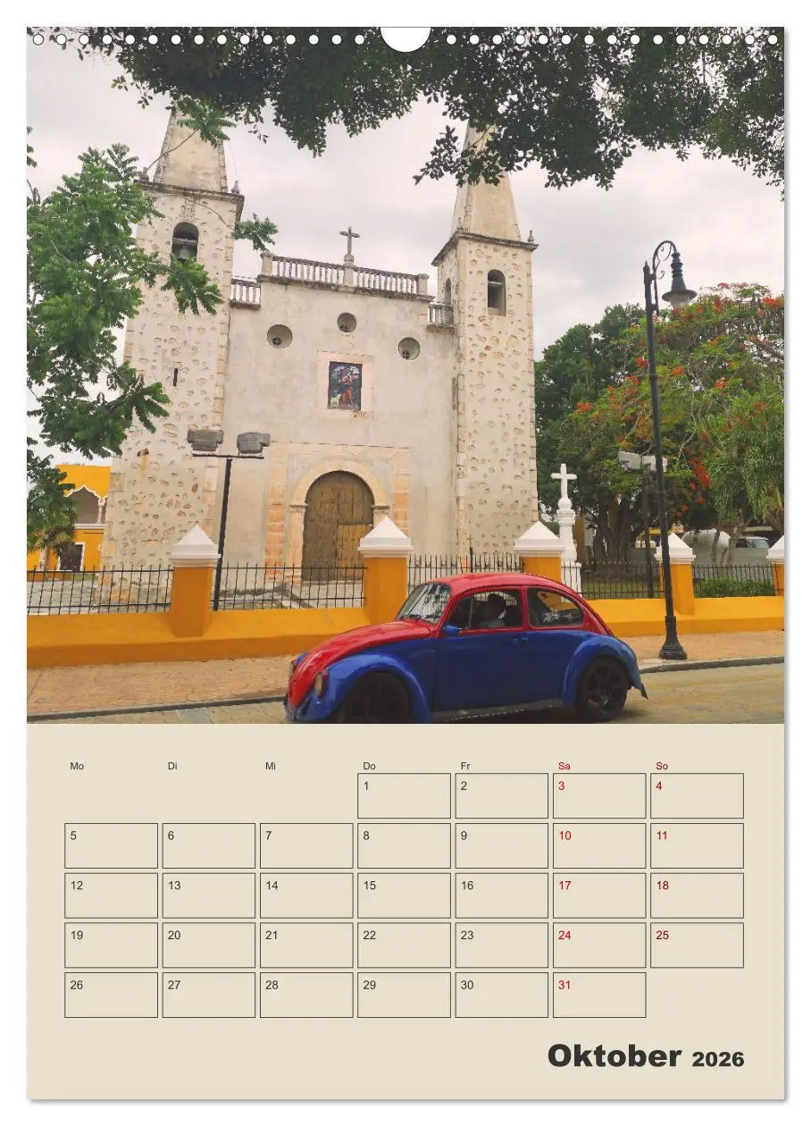 Bild: 9783516344790 | Mexiko Yucatán Terminplaner (Wandkalender 2026 DIN A3 hoch),...
