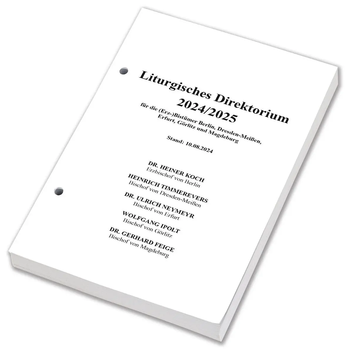 Cover: 9783746264790 | Liturgisches Direktorium 2024/2025 | Loseblatt | 300 S. | Deutsch