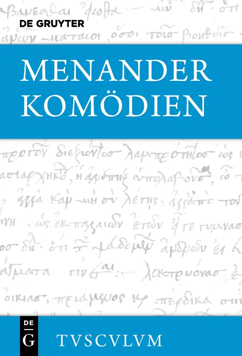 Cover: 9783111634890 | Komödien | Griechisch - deutsch | Menander | Buch | Sammlung Tusculum