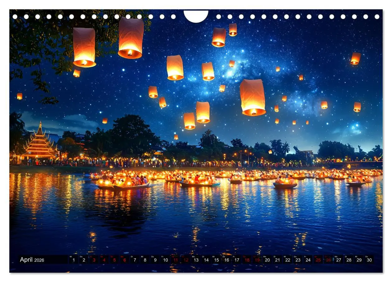 Bild: 9783457314890 | Festival der Kulturen (Wandkalender 2026 DIN A4 quer), CALVENDO...