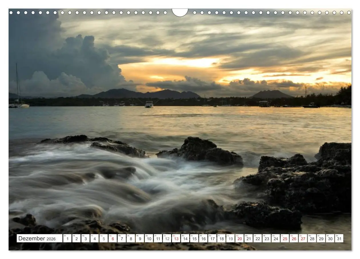 Bild: 9783516194890 | Mauritius (Wandkalender 2026 DIN A3 quer), CALVENDO Monatskalender