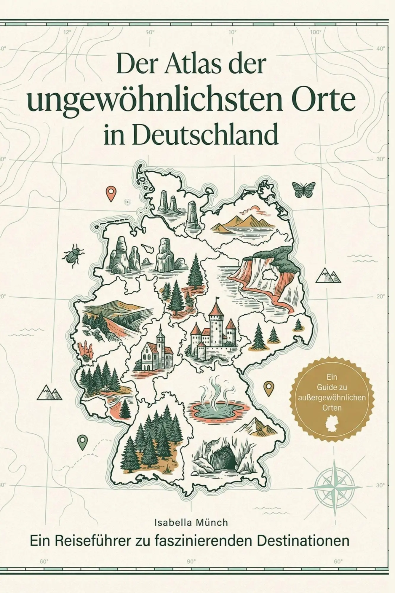 Cover: 9783695394890 | Der Atlas der ungewöhnlichsten Orte in Deutschland | Isabella Münch