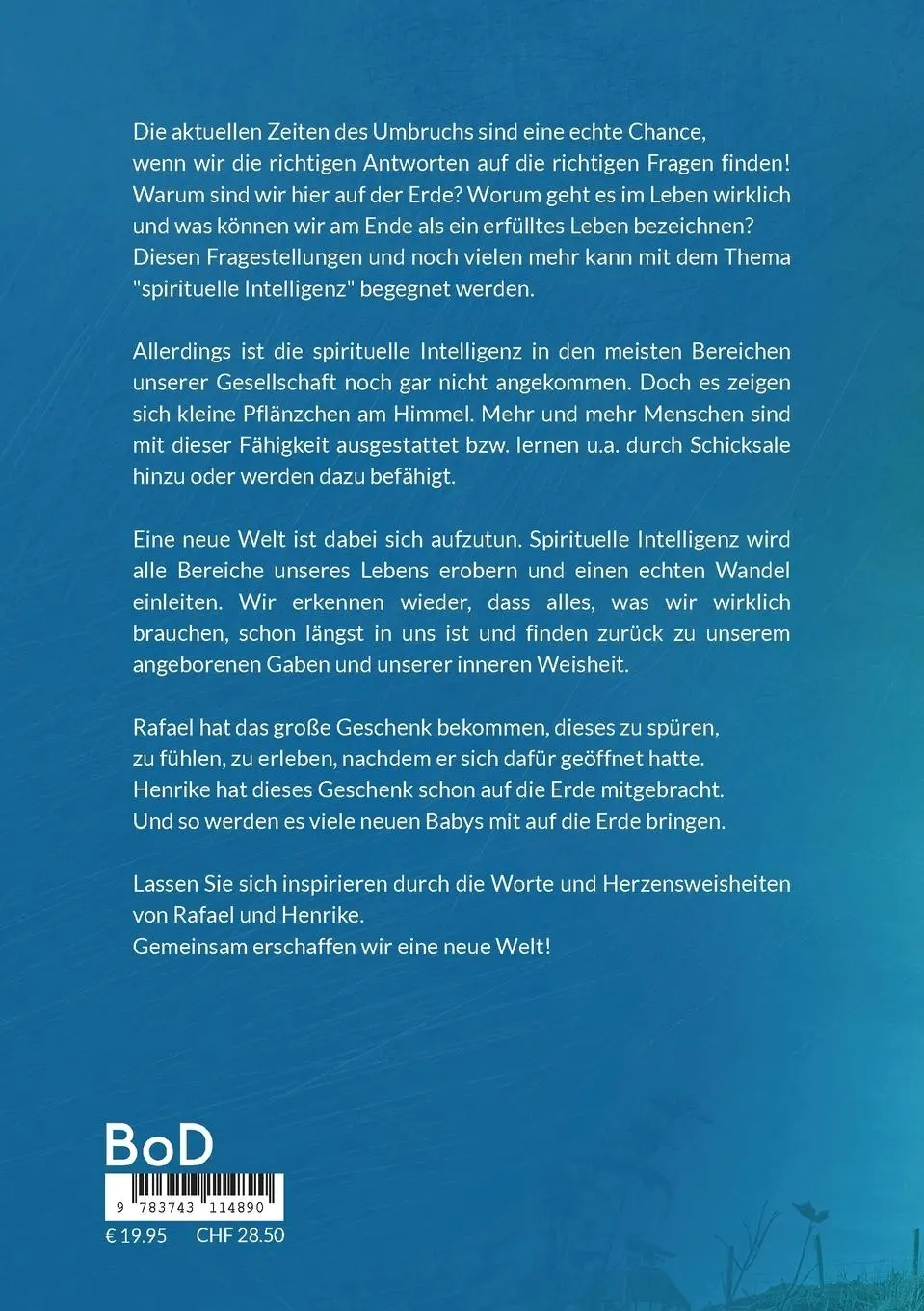 Rückseite: 9783743114890 | Spirituelle Intelligenz | Rafael D. Kasischke (u. a.) | Taschenbuch