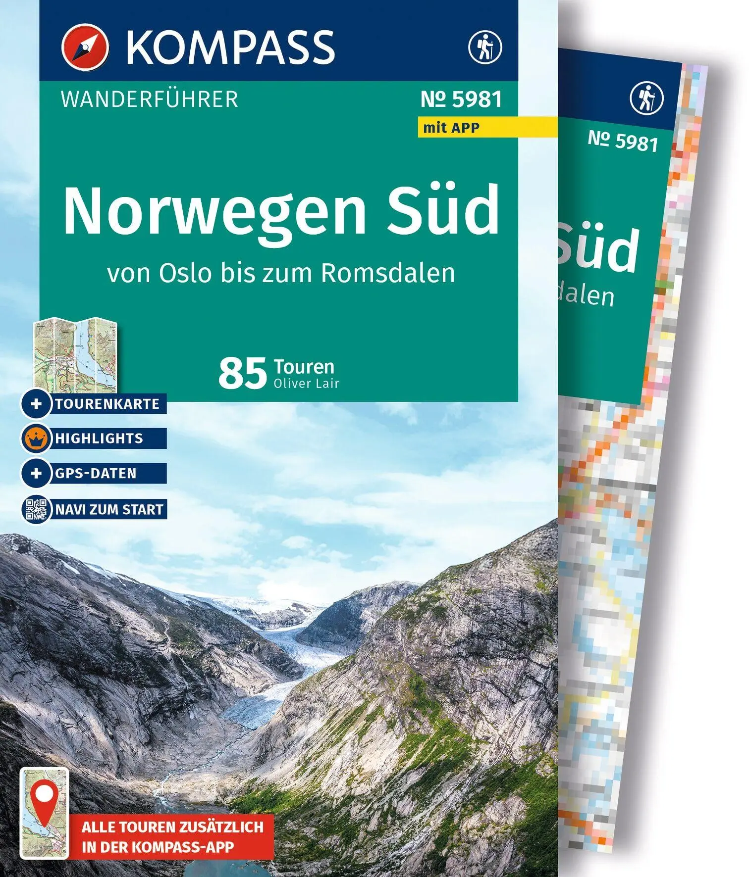 Cover: 9783991544890 | KOMPASS Wanderführer Norwegen Süd, von Oslo bis zum Romsdalen, 85...