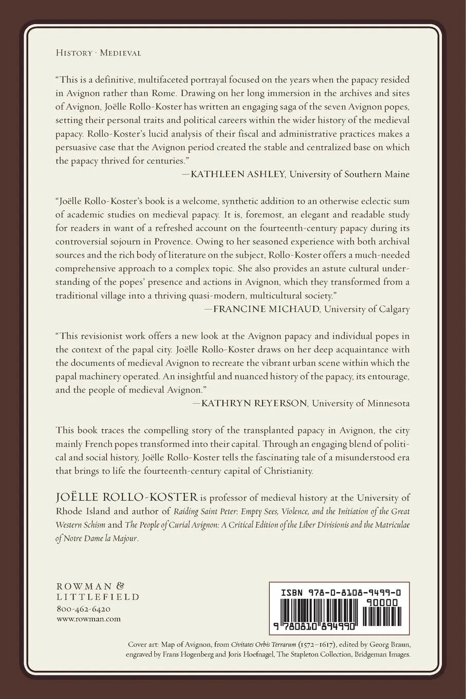 Rückseite: 9780810894990 | Avignon and Its Papacy, 1309-1417 | Popes, Institutions, and Society