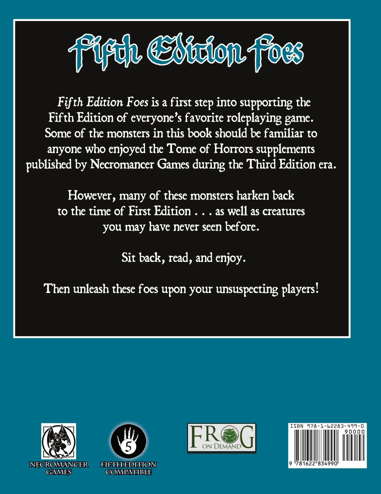 Rückseite: 9781622834990 | Fifth Edition Foes | Matt Finch (u. a.) | Taschenbuch | Englisch