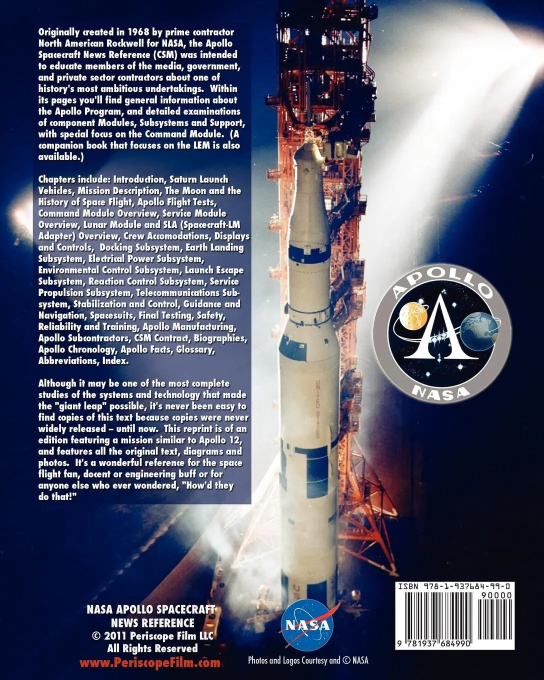 Rückseite: 9781937684990 | NASA Apollo Spacecraft Command and Service Module News Reference