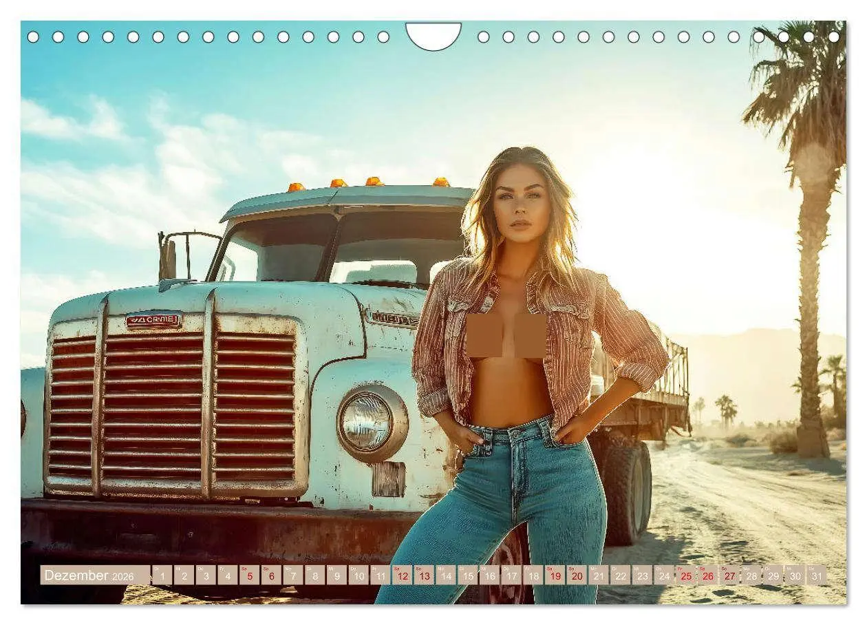 Bild: 9783457304990 | Sexy Trucker Girls (Wandkalender 2026 DIN A4 quer), CALVENDO...