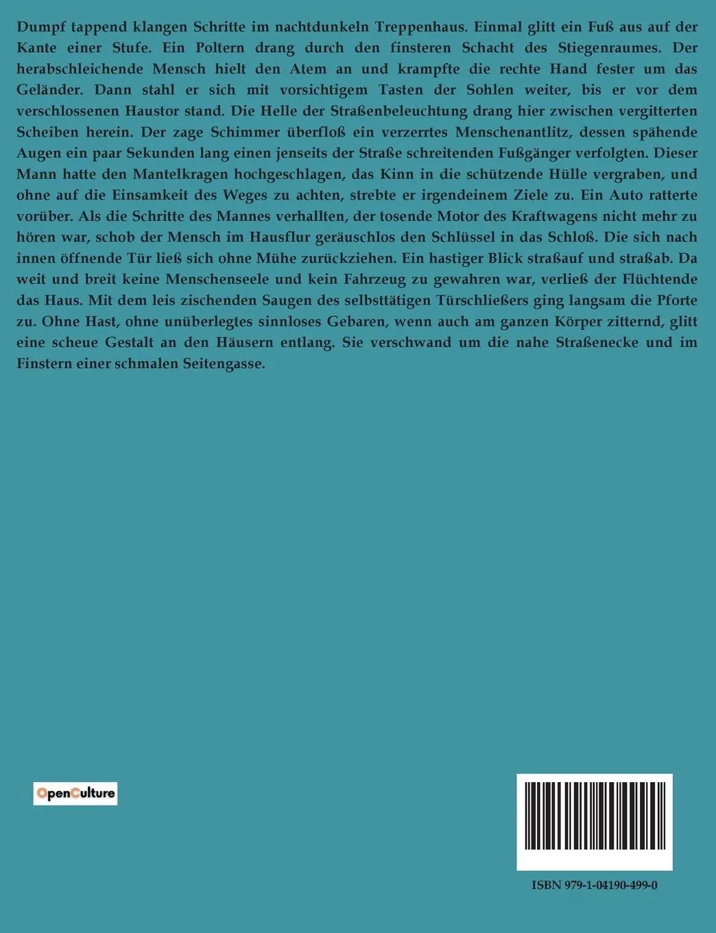 Rückseite: 9791041904990 | Um ein blondes Frauenhaar | Robert Fuchs-Liska | Taschenbuch | 122 S.