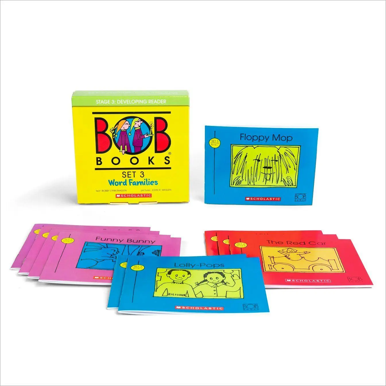 Bild: 9780439845090 | Bob Books | Set 3 Word Families Box Set (10 Books) | Kertell | Buch