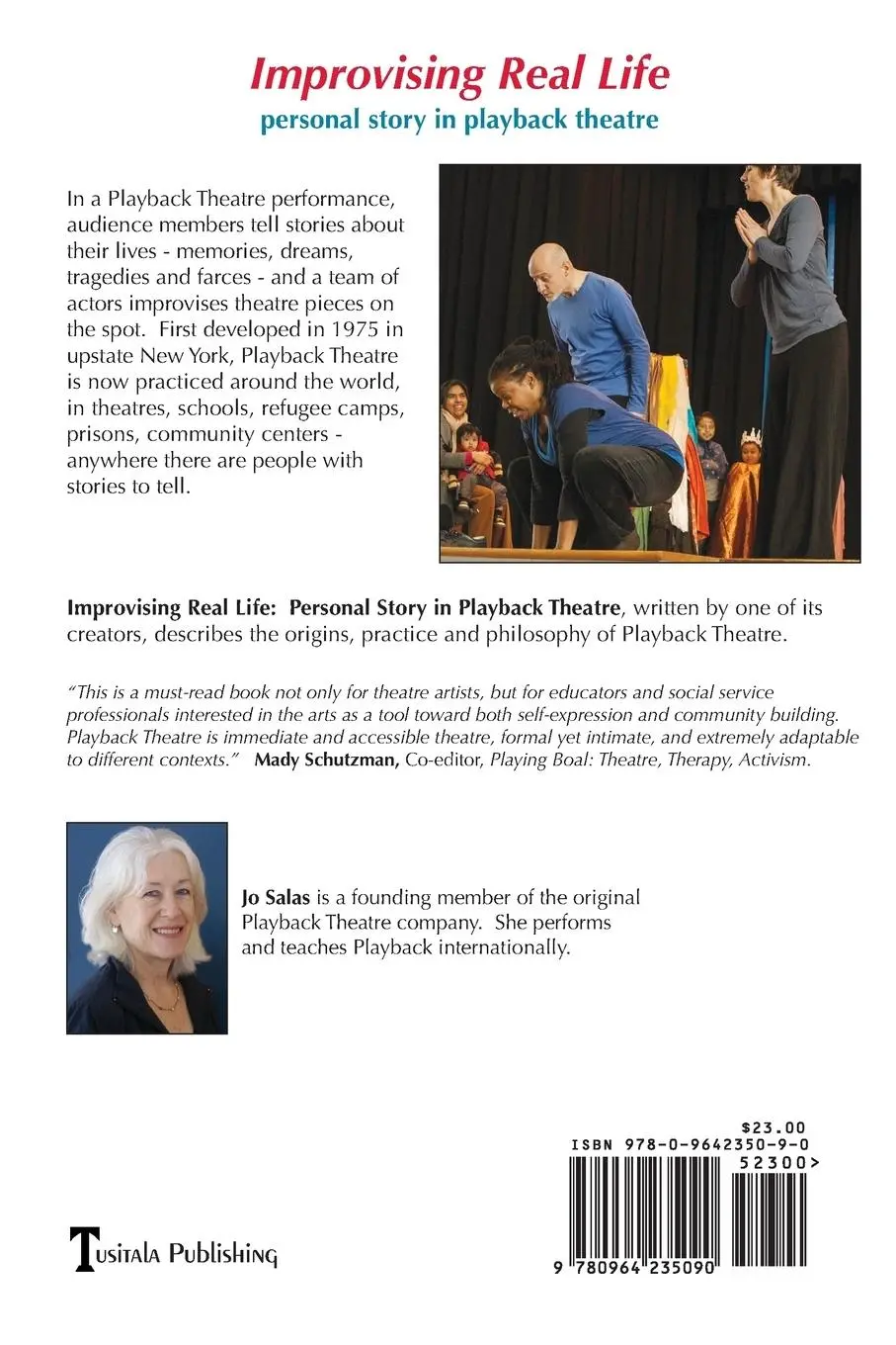 Rückseite: 9780964235090 | Improvising Real Life | Personal Story in Playback Theatre | Jo Salas