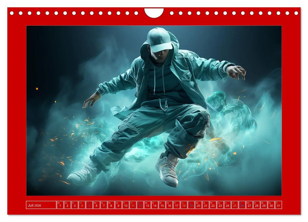 Bild: 9783457365090 | Street Dance (Wandkalender 2026 DIN A4 quer), CALVENDO Monatskalender