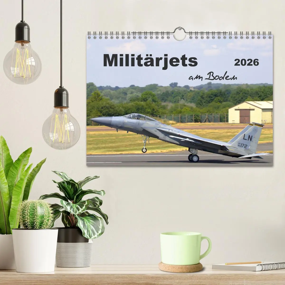 Bild: 9783457815090 | Militärjets am Boden (Wandkalender 2026 DIN A4 quer), CALVENDO...
