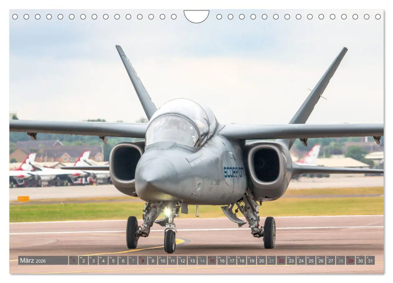 Bild: 9783457815090 | Militärjets am Boden (Wandkalender 2026 DIN A4 quer), CALVENDO...