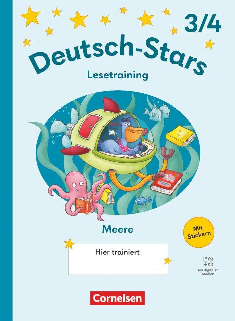 Cover: 9783464815090 | Deutsch-Stars 3./4. Schuljahr - Ausgabe ab 2025 - Lesetraining für...