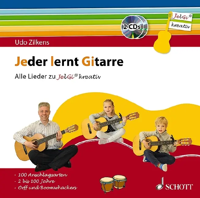 Cover: 9783795715090 | Jeder lernt Gitarre - Alle Lieder zu "JelGi kreativ", 2 Audio-CDs | CD