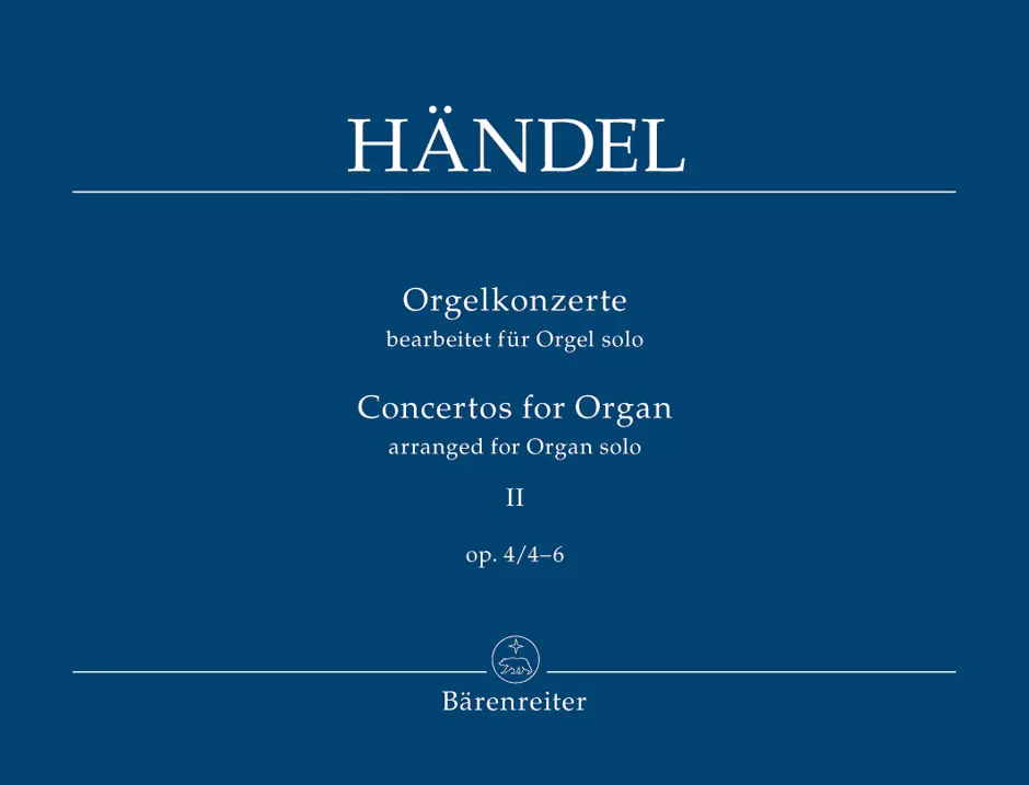 Cover: 9790006415090 | Orgelkonzerte - Concertos for Organ 2 Op.4 (4-6) | Händel | Buch