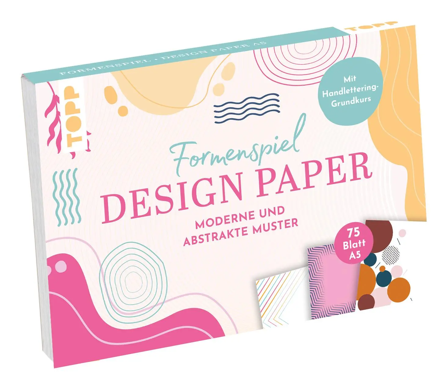 Cover: 4007742185190 | Design Paper A5 Formenspiel. Mit Handlettering-Grundkurs | Blum | 2024