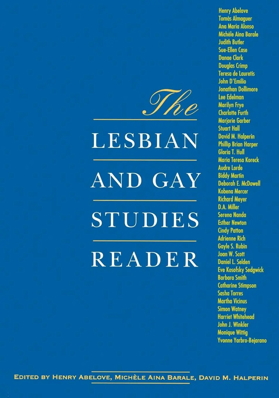 Cover: 9780415905190 | The Lesbian and Gay Studies Reader | Henry Abelove (u. a.) | Buch