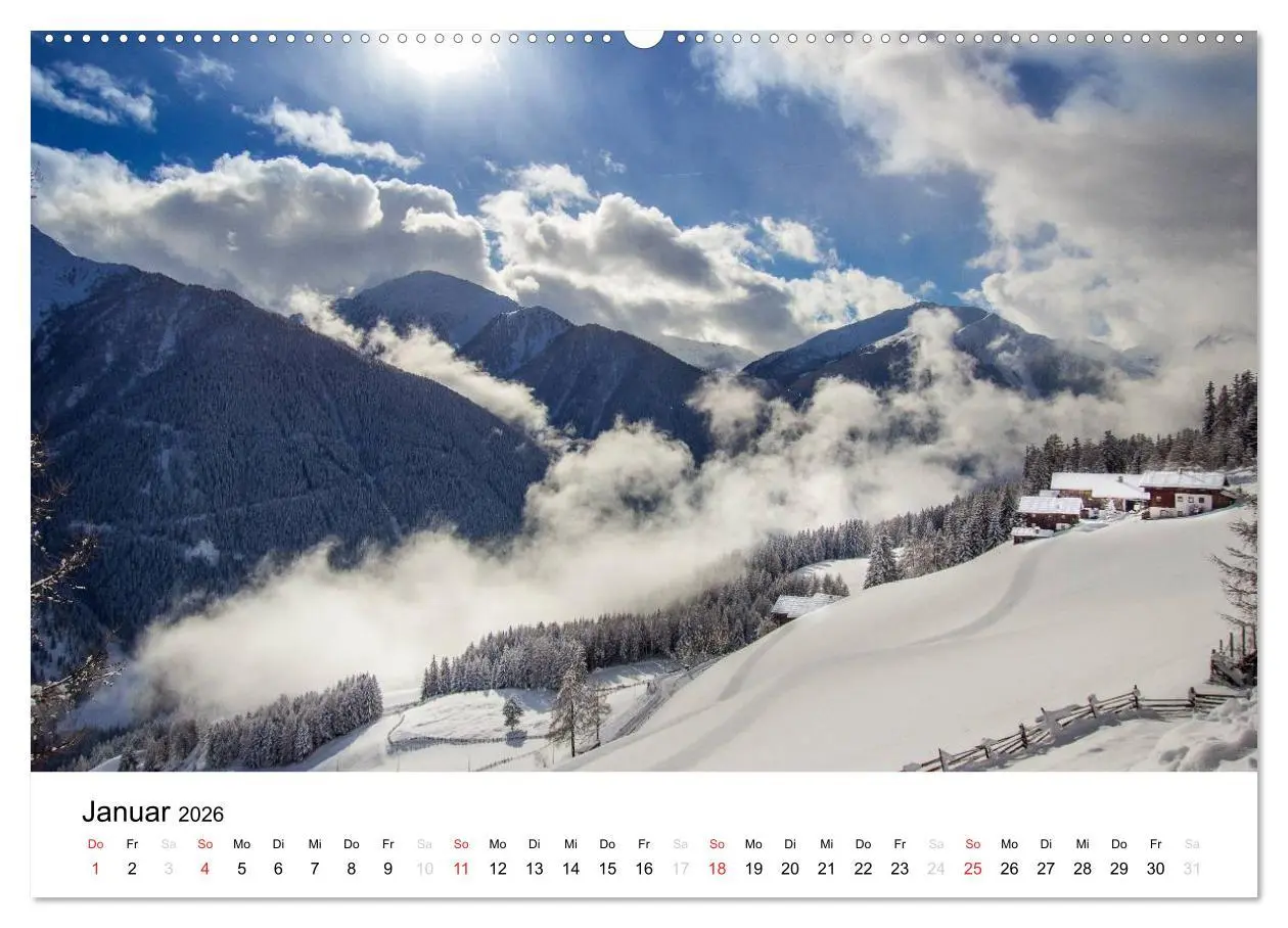 Bild: 9783516065190 | Bergbauernhöfe im Ultental (hochwertiger Premium Wandkalender 2026...