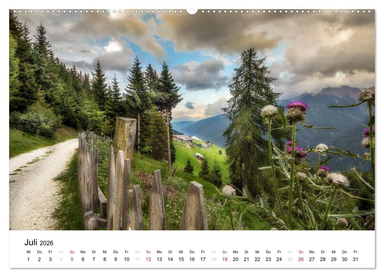 Bild: 9783516065190 | Bergbauernhöfe im Ultental (hochwertiger Premium Wandkalender 2026...