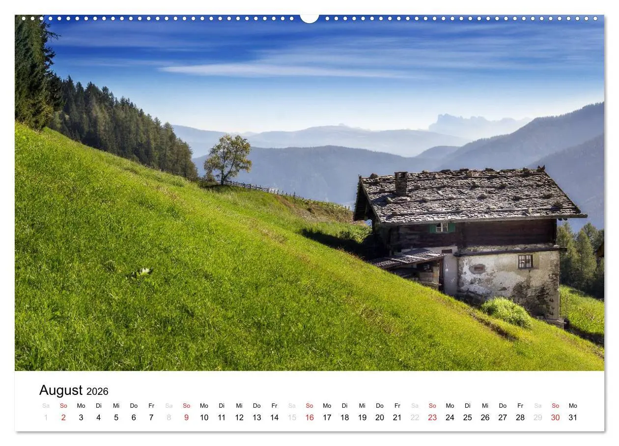 Bild: 9783516065190 | Bergbauernhöfe im Ultental (hochwertiger Premium Wandkalender 2026...