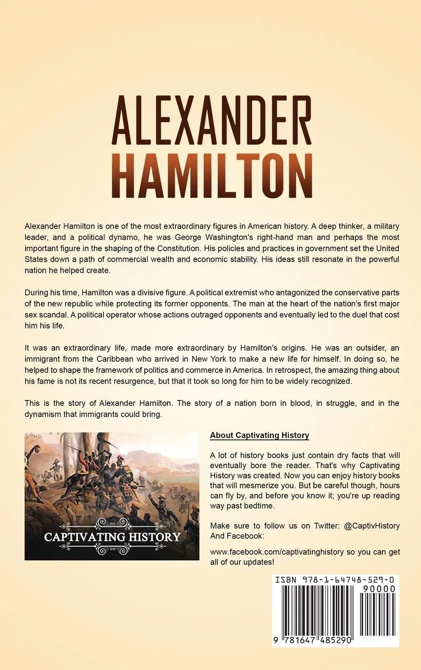 Rückseite: 9781647485290 | Alexander Hamilton | Captivating History | Buch | Englisch | 2020