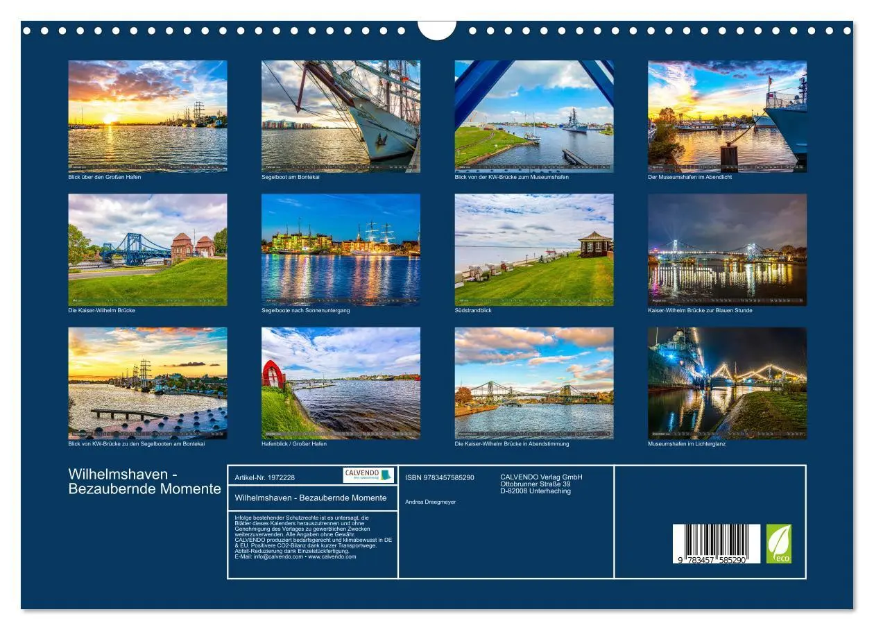 Bild: 9783457585290 | Wilhelmshaven - Bezaubernde Momente (Wandkalender 2026 DIN A3...