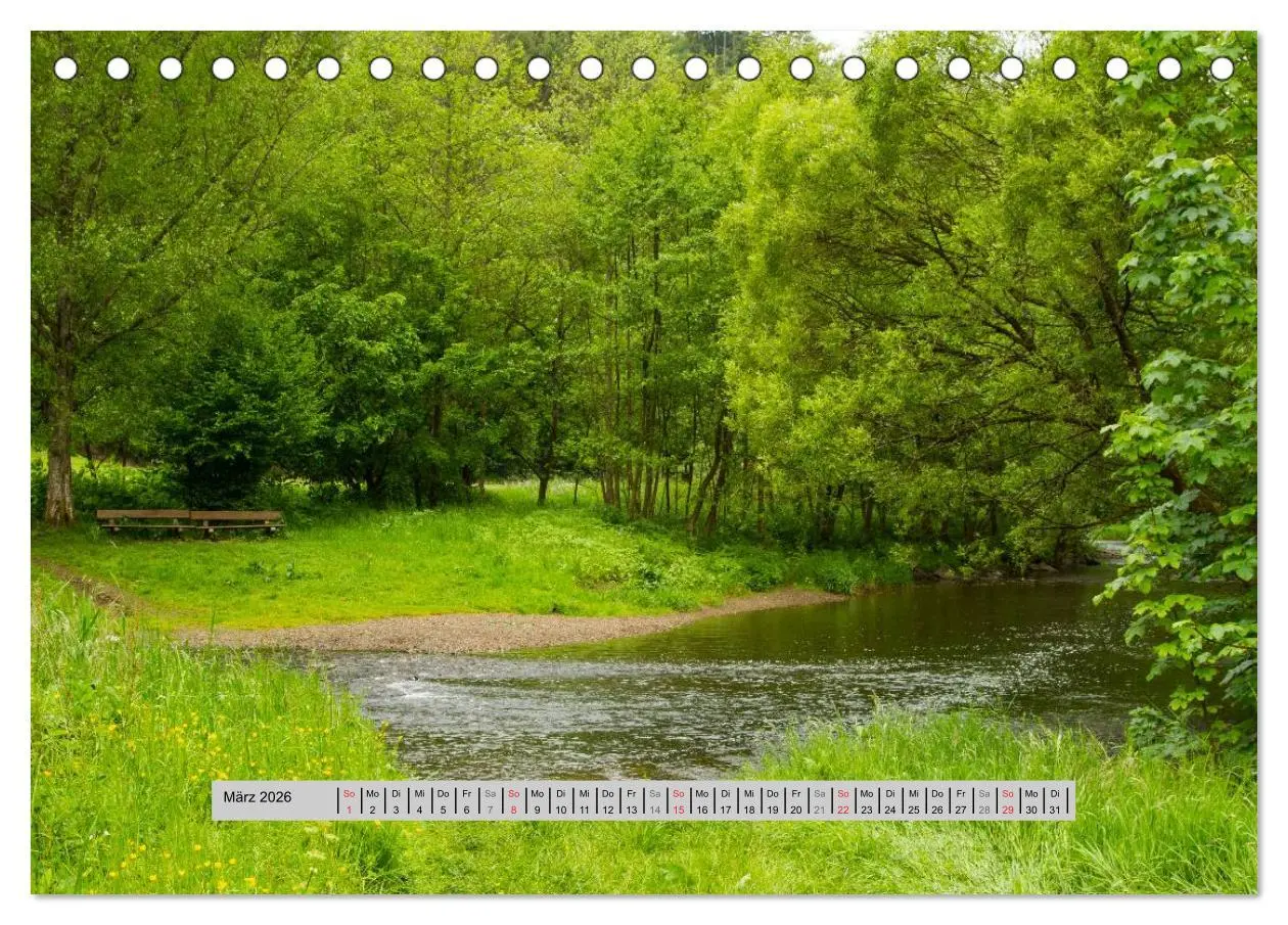 Bild: 9783516055290 | Perlen des Westerwaldes (Tischkalender 2026 DIN A5 quer), CALVENDO...