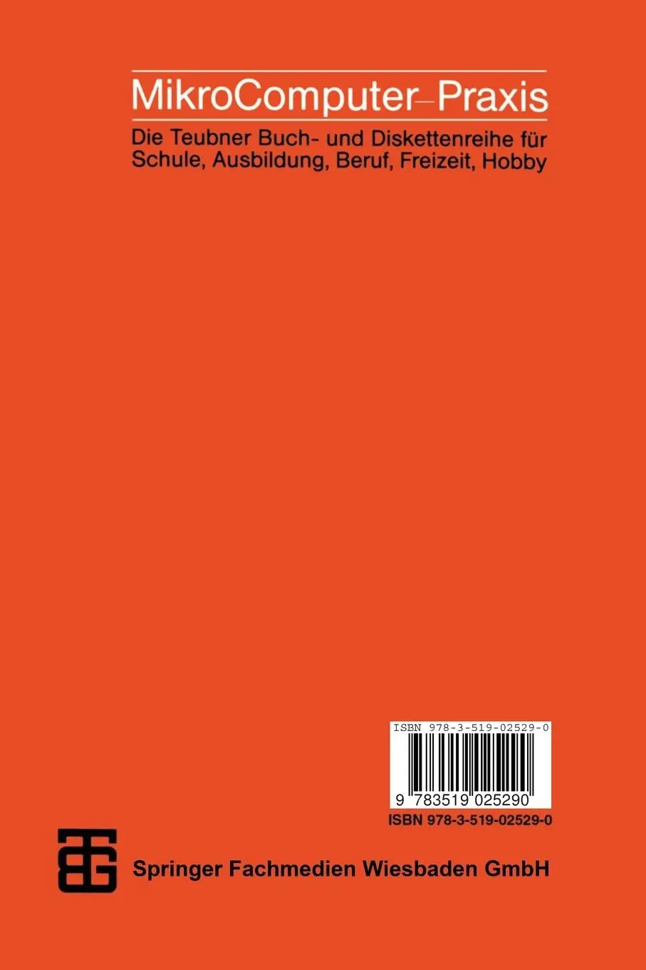 Rückseite: 9783519025290 | Elementare Methoden der Kombinatorik | Rainer Danckwerts (u. a.)