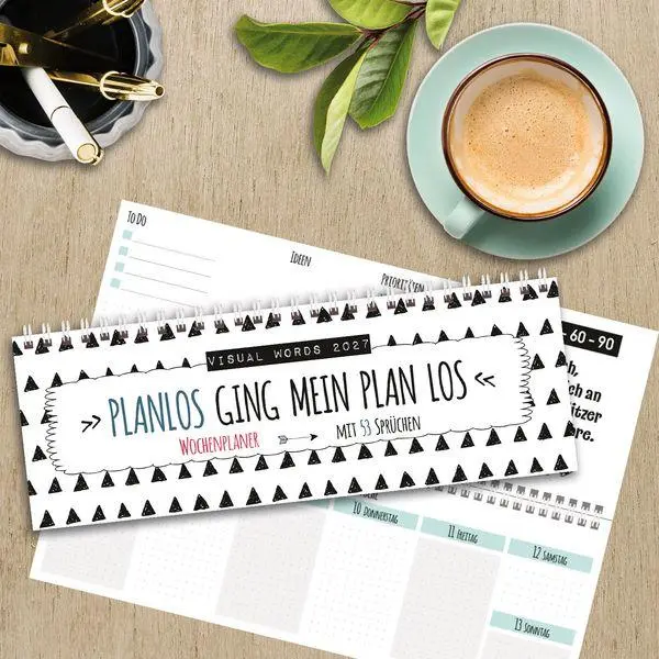 Bild: 9783819305290 | Tischquerkalender Visual Words 2027 | Korsch Verlag | Kalender | 2027