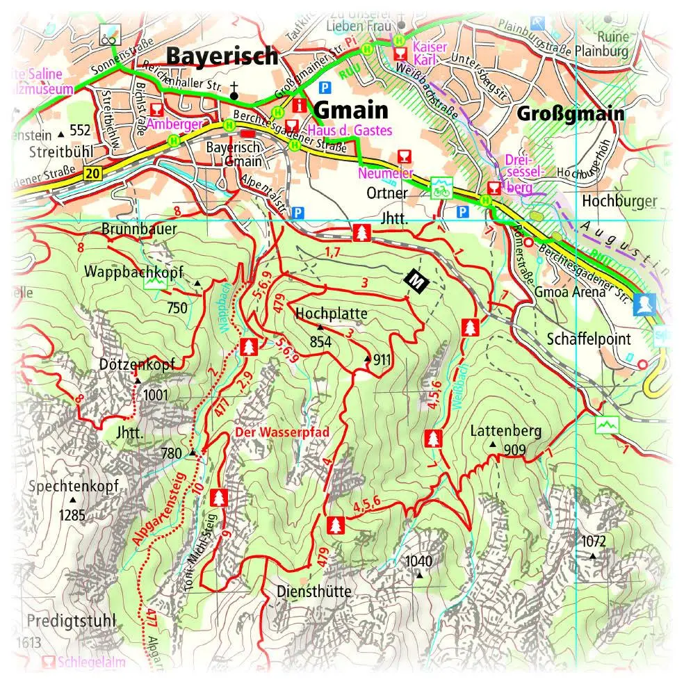 Bild: 9783961325290 | Berchtesgadener Land, Bad Reichenhall, Königssee 1:35 000 | Deutsch