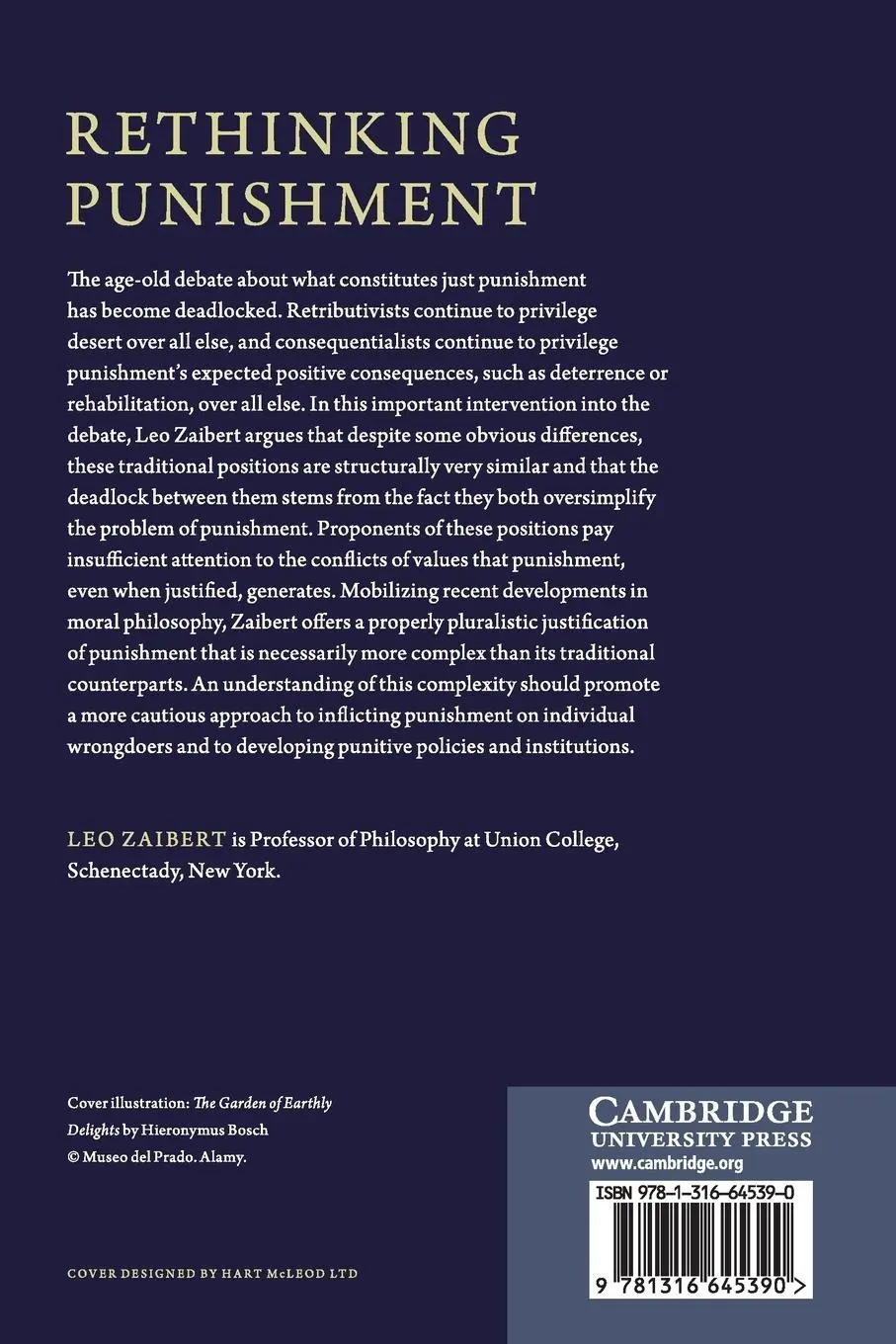 Rückseite: 9781316645390 | Rethinking Punishment | Leo Zaibert | Taschenbuch | Englisch | 2019