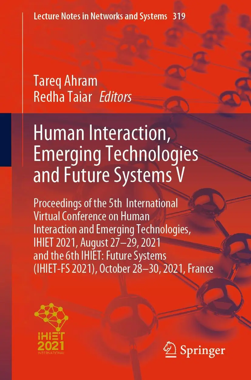 Cover: 9783030855390 | Human Interaction, Emerging Technologies and Future Systems V | Buch