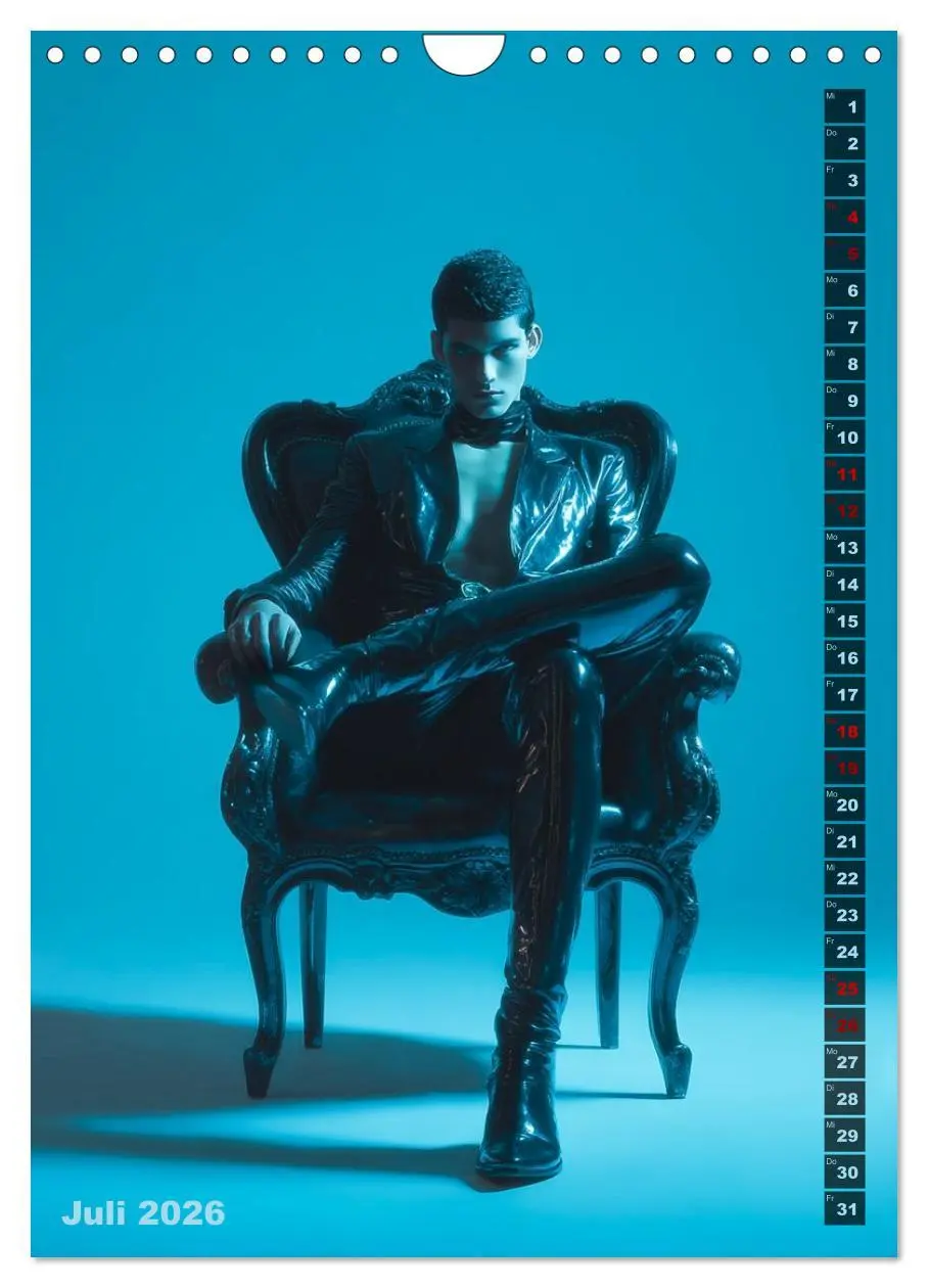 Bild: 9783516595390 | Männer und Latex (Wandkalender 2026 DIN A4 hoch), CALVENDO...