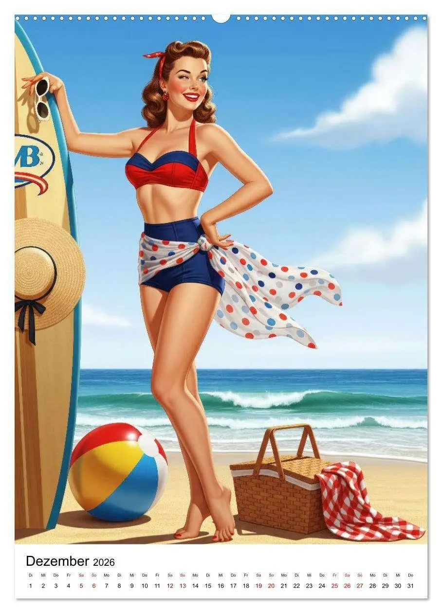 Bild: 9783516735390 | Charme &amp; Kurven: Die Pin-ups der Golden 50s (hochwertiger Premium...
