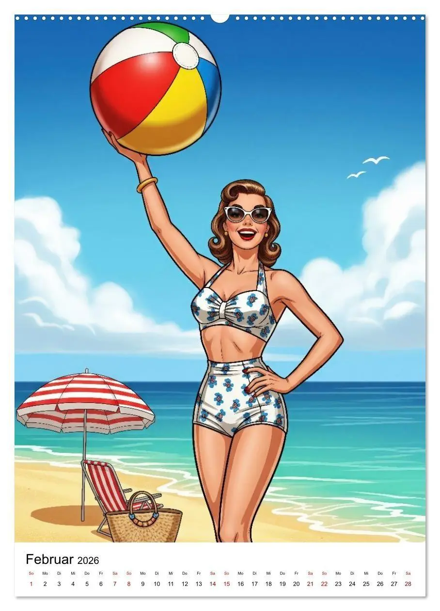 Bild: 9783516735390 | Charme &amp; Kurven: Die Pin-ups der Golden 50s (hochwertiger Premium...