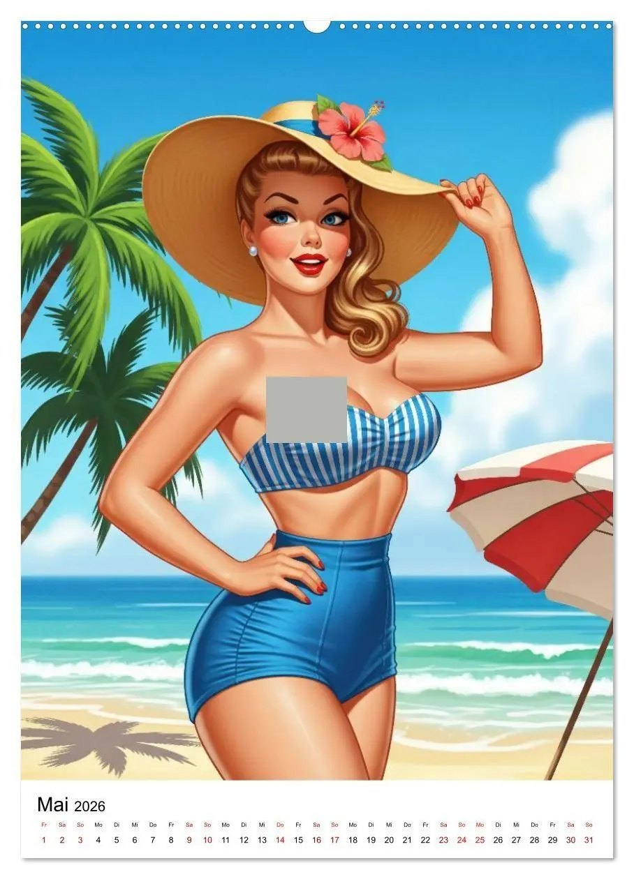 Bild: 9783516735390 | Charme &amp; Kurven: Die Pin-ups der Golden 50s (hochwertiger Premium...