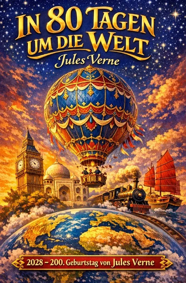 Cover: 9783565175390 | Reise um die Erde in 80 Tagen | In 80 Tagen um die Welt.DE | Verne
