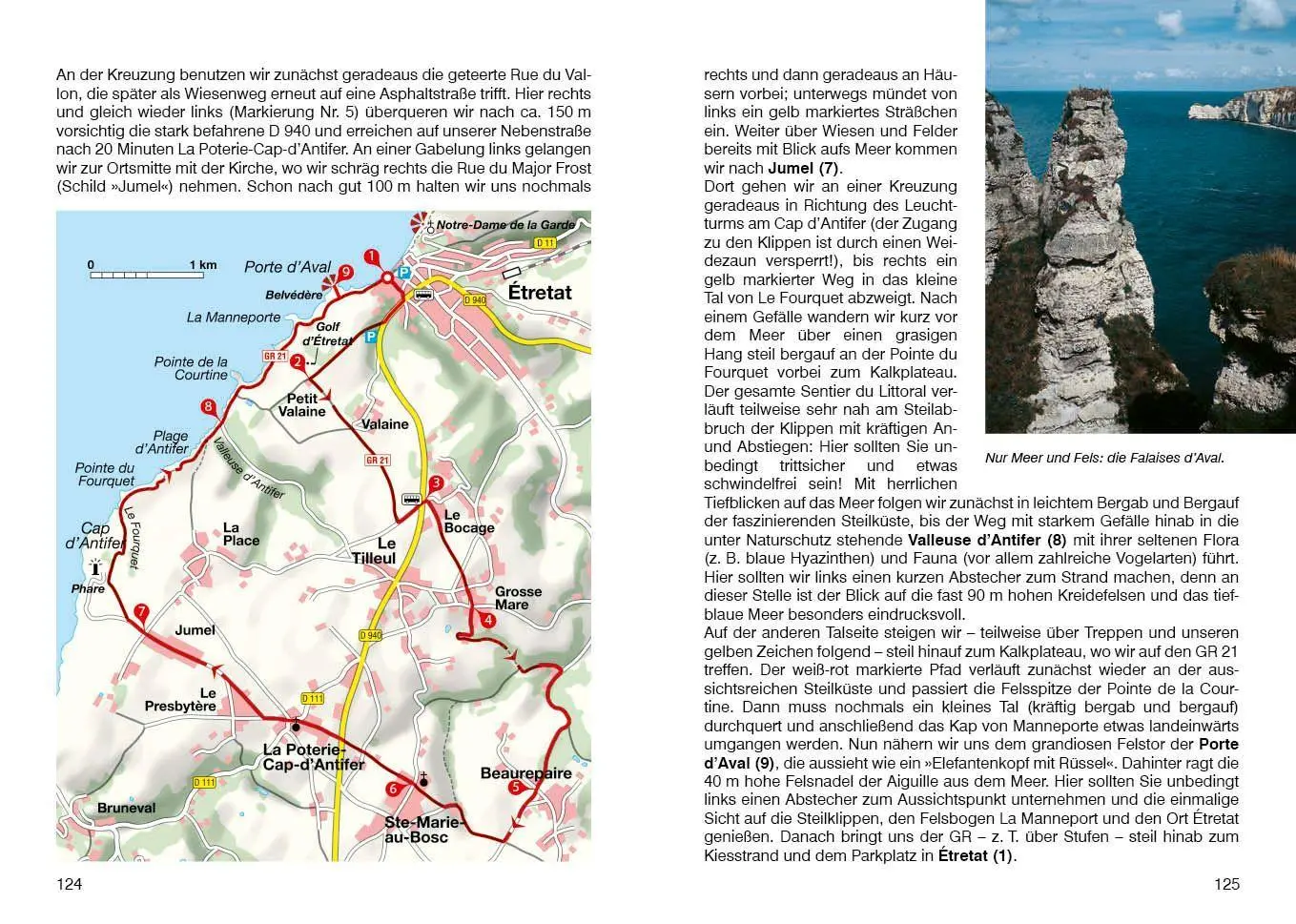 Bild: 9783763315390 | ROTHER Wanderführer Normandie. 50 Touren an der Küste und im...