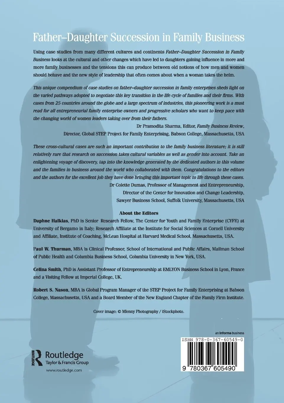 Rückseite: 9780367605490 | Father-Daughter Succession in Family Business | Thurman (u. a.) | Buch