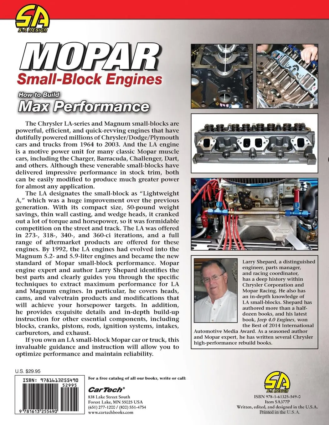 Rückseite: 9781613255490 | Mopar Small-Block Engines | How to Build Max Performance | Shepard