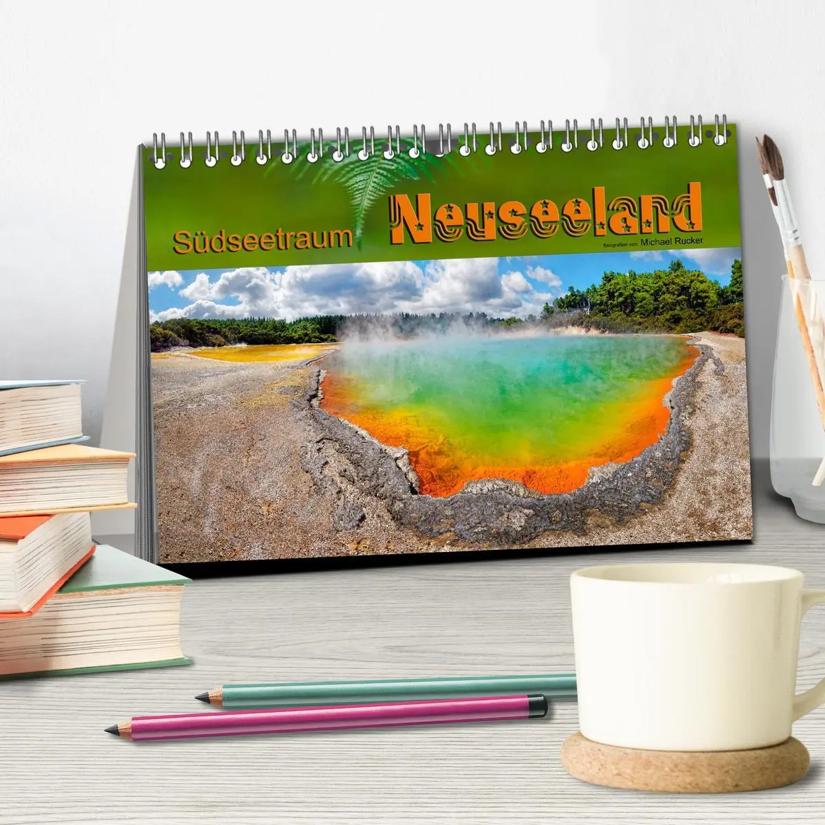 Bild: 9783457255490 | Südseetraum Neuseeland (Tischkalender 2026 DIN A5 quer), CALVENDO...