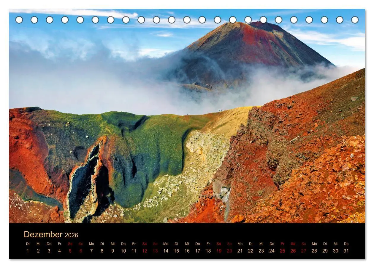 Bild: 9783457255490 | Südseetraum Neuseeland (Tischkalender 2026 DIN A5 quer), CALVENDO...