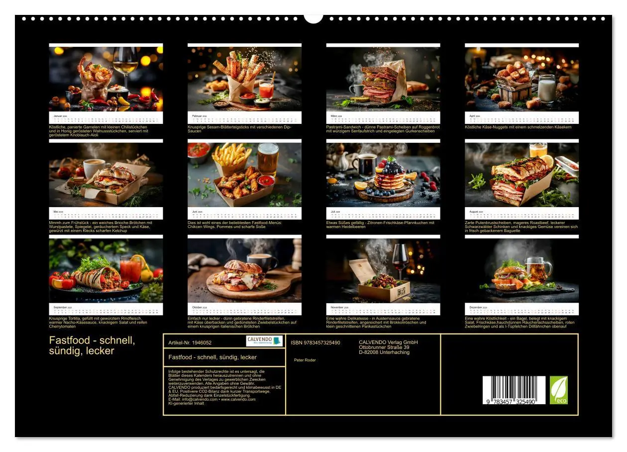 Bild: 9783457325490 | Fastfood - schnell, sündig, lecker (hochwertiger Premium...