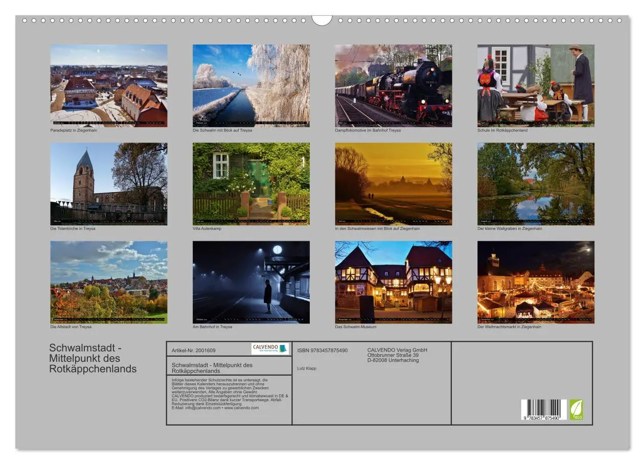 Bild: 9783457875490 | Schwalmstadt - Mittelpunkt des Rotkäppchenlands (Wandkalender 2026...