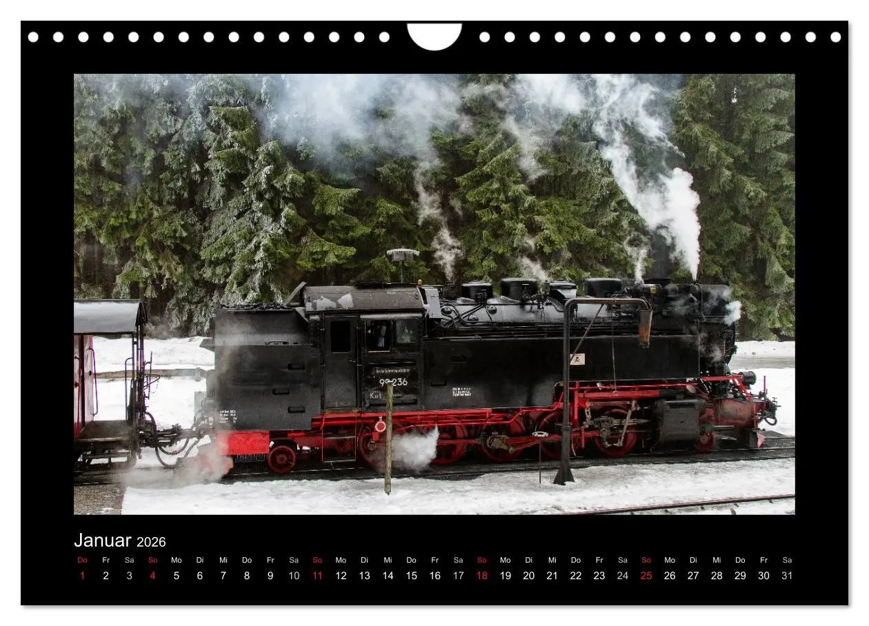 Bild: 9783516105490 | Dampferlebnis im Harz (Wandkalender 2026 DIN A4 quer), CALVENDO...