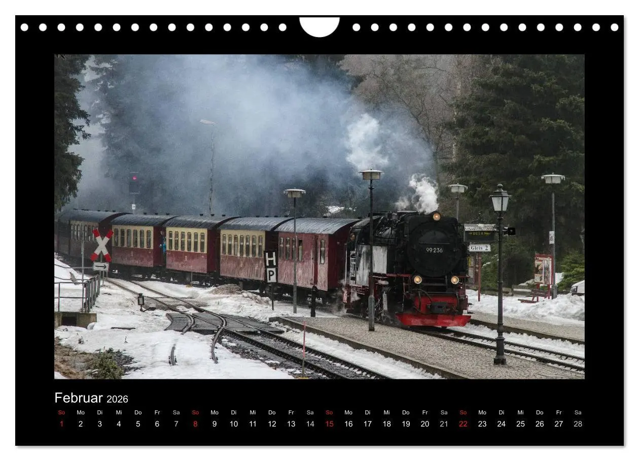 Bild: 9783516105490 | Dampferlebnis im Harz (Wandkalender 2026 DIN A4 quer), CALVENDO...
