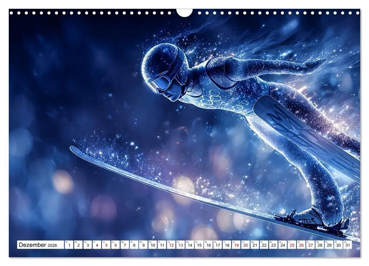 Bild: 9783516655490 | Olympische Sportarten (Wandkalender 2026 DIN A3 quer), CALVENDO...