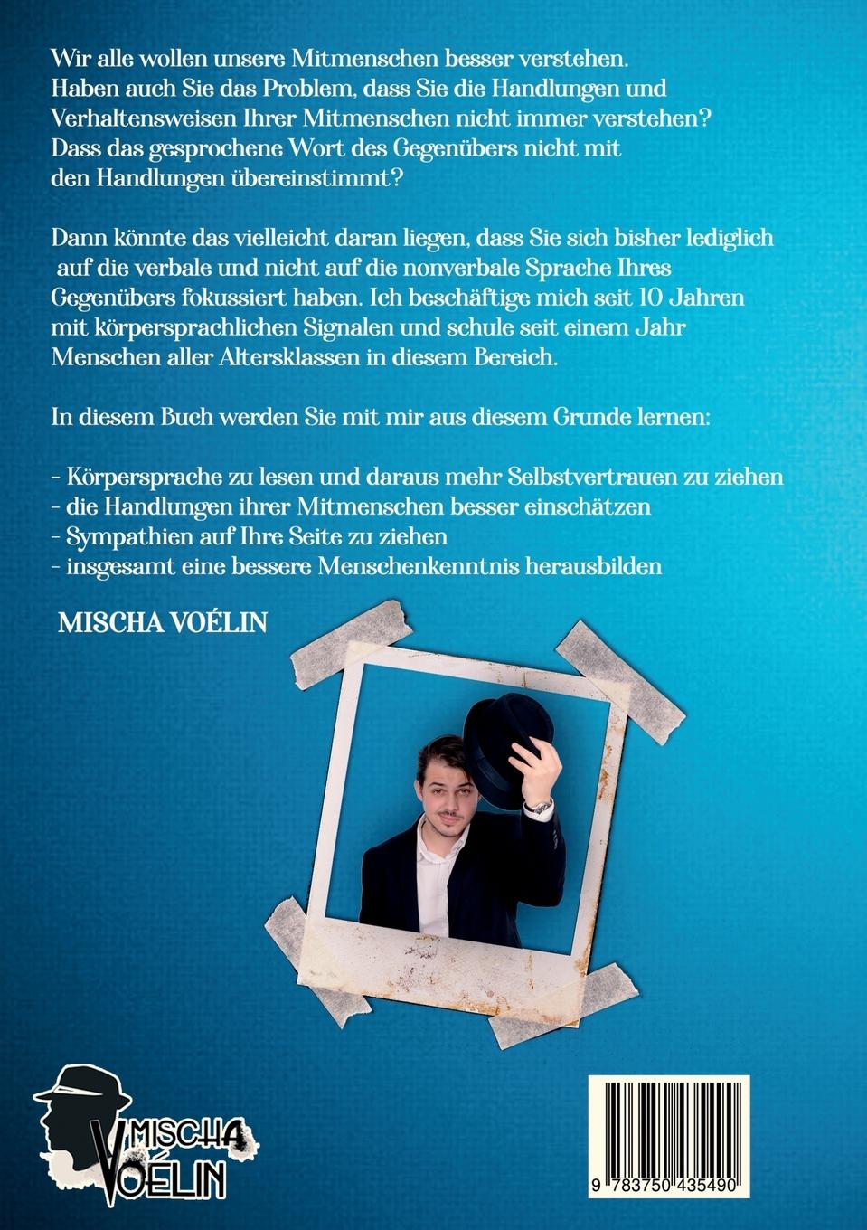Rückseite: 9783750435490 | Geheimnis Körpersprache | Mischa Voélin | Taschenbuch | 208 S. | 2020